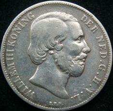 Gulden 1866 Kop