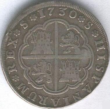 Reaal 1730 Philippus V Munt